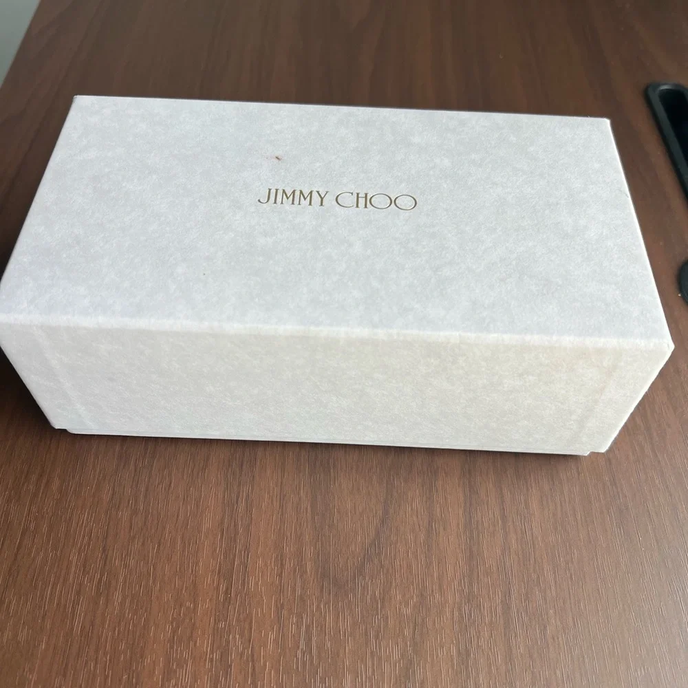 Jimmy Choo Tortoiseshell Shield Sunglasses with Gold JC Accent